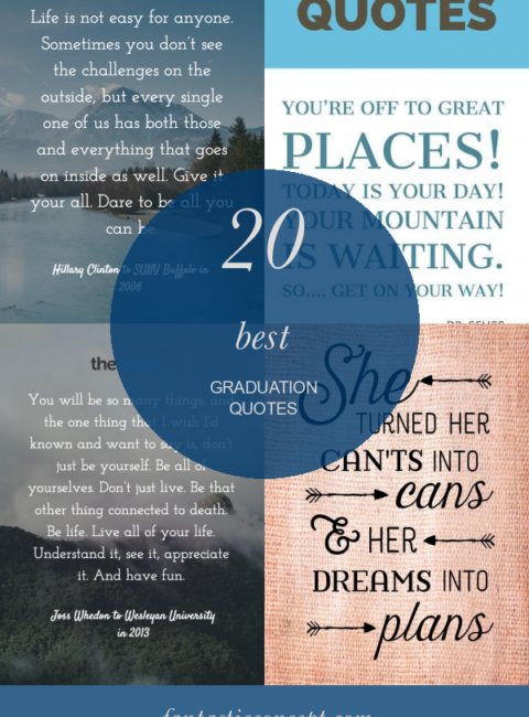 20 Ideas for College Graduation Inspirational Quotes - Home, Family